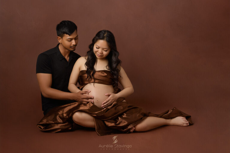 Photographe grossesse couple chambery bourgoin jallieu marron - Aurélie Stavinga photographe Grenoble Voiron