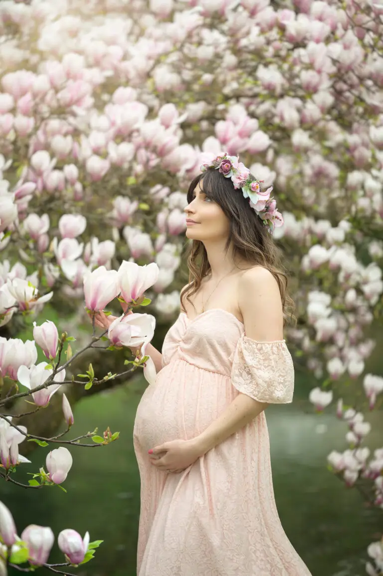 Mini séance magnolias fleurs printemps 2026 voiron grenoble - Aurélie Stavinga photographe Grenoble Voiron